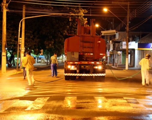 Ruas serão desinfectadas no próximo sábado em Mogi Mirim
