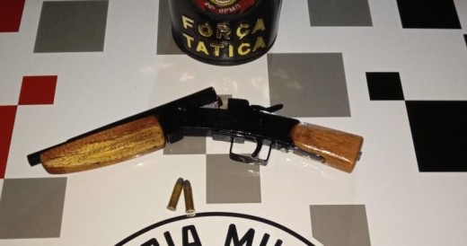 Força Tática encontra garrucha em Vectra