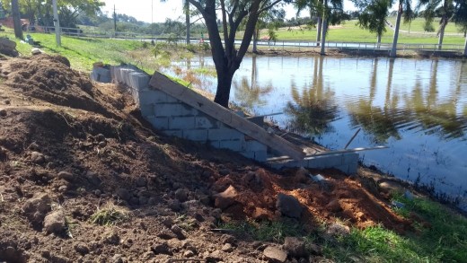 Polícia Ambiental adverte loteamento por obra em área de preservação