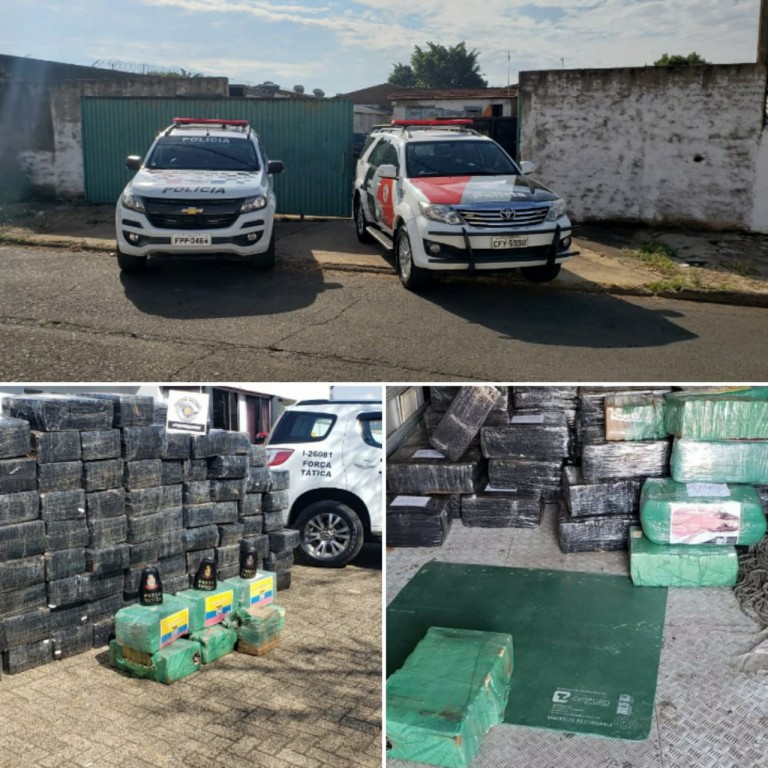 Polícia Militar apreende 2 toneladas de maconha no Jardim Novo II