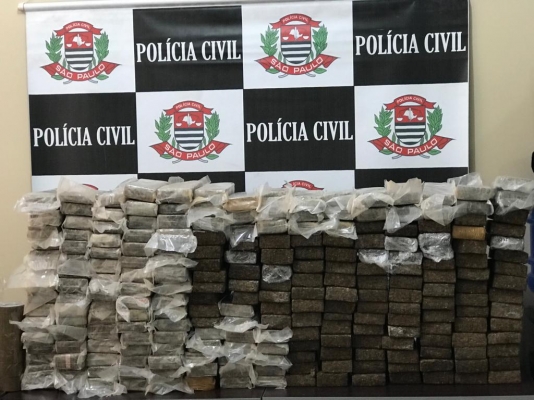 Polícia apreende 176 quilos de supermaconha