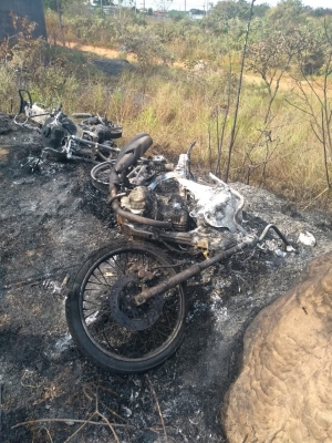 Duas motos foram encontradas no Laranjeira