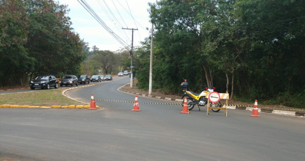 Interdição de trecho da Rodovia Nagib Chaib
