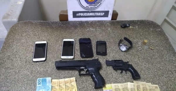 Após roubo em São João da Boa Vista assaltantes de Mogi Guaçu são detidos 
