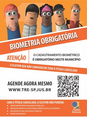Agende seu horário para fazer a biometria obrigatória