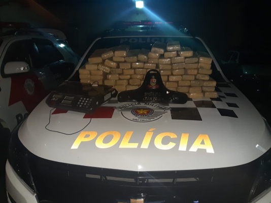 PM apreende 55 kg de maconha em Mogi Mirim