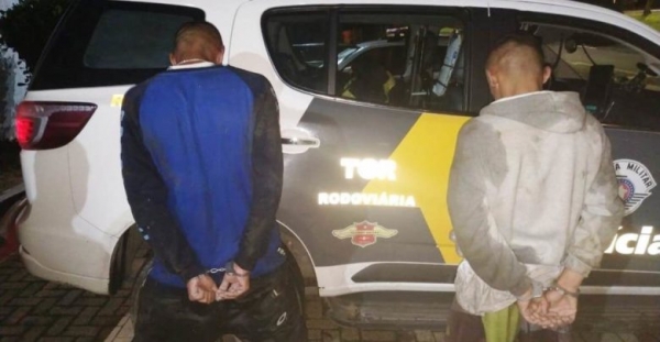 TOR apreende dois indivíduos com drogas 