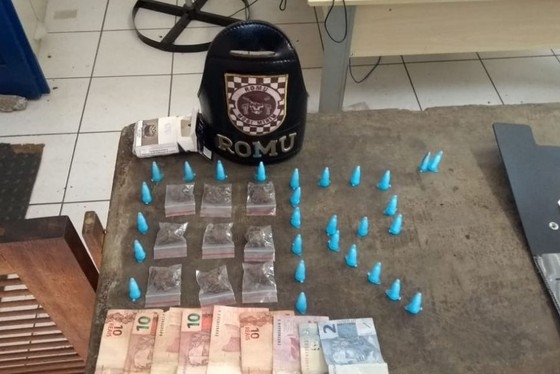 Menor que vendia drogas no Jardim do Lago é flagrado pela ROMU 