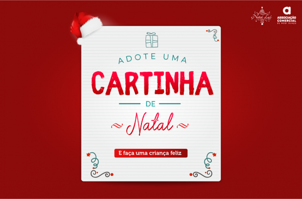 Seja padrinho de uma criança neste Natal, adote uma cartinha
