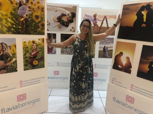 Flávia Benegas estreia mostra fotográfica no Buriti Shopping
