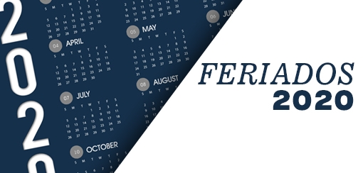 Programe-se para os feriados prolongados em 2020