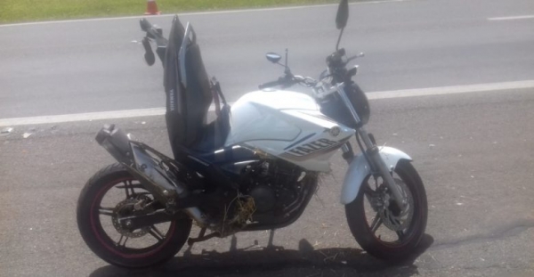 Acidente na rodovia SP-340 deixa motociclista ferido 