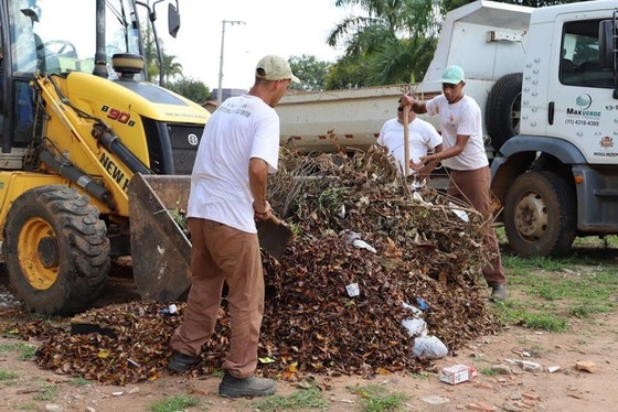Paraíso da Cachoeira é integrado no Setor 2 de coleta de galhos e entulhos