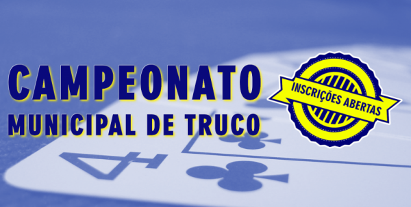 Inscrições para o Municipal de Truco estarão abertas até o dia 3