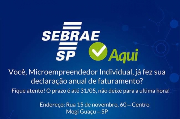 Sebrae auxilia microempreendedores a realizarem a Declaração Anual de Faturamento