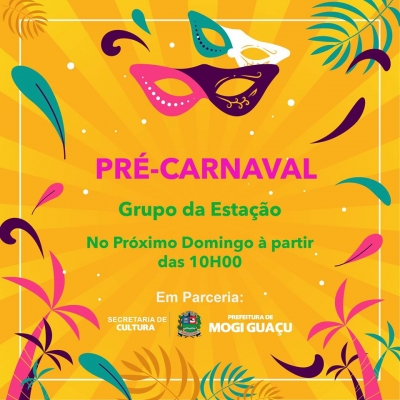 Mogi Guaçu realizará pré-carnaval neste domingo, dia 16 