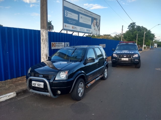Carro furtado em Mogi Guaçu é encontrado em Mogi Mirim