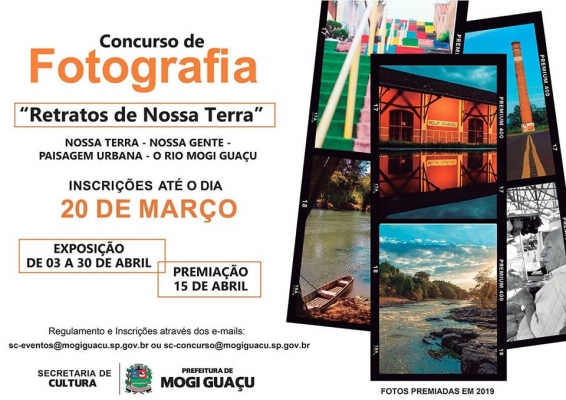 Inscrições abertas para Concurso de Fotografia “Retratos de Nossa Terra”