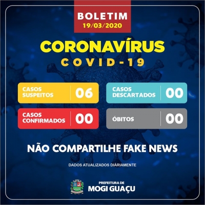 Mogi Guaçu tem seis casos suspeitos de Coronavírus