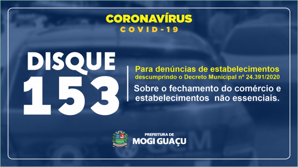 Morador deve acionar a GCM caso encontre algum comércio não essencial aberto 