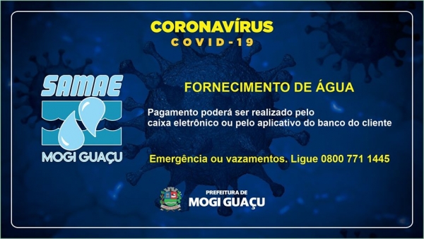 Samae realizará somente atendimentos emergenciais na sede